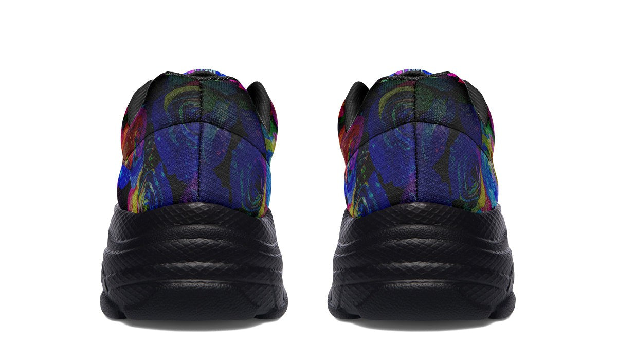 Chunkysneakers-FloralVibrantColors-YWV-09162-Chunkysneakers-Blk-STR5-YWV.jpg